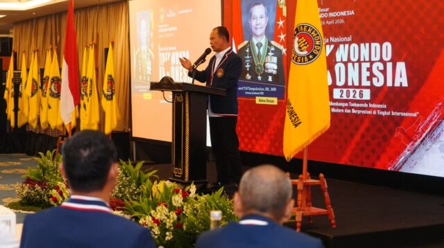 Ketua Umum PBTI Letjen TNI Richard Tampubolon Buka Rakernas Taekwondo Indonesia 2026