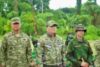 1002160453 Wapang TNI Dampingi Menhan RI Tinjau Kesiapan Yonif TP 805/KSW di Papua Barat