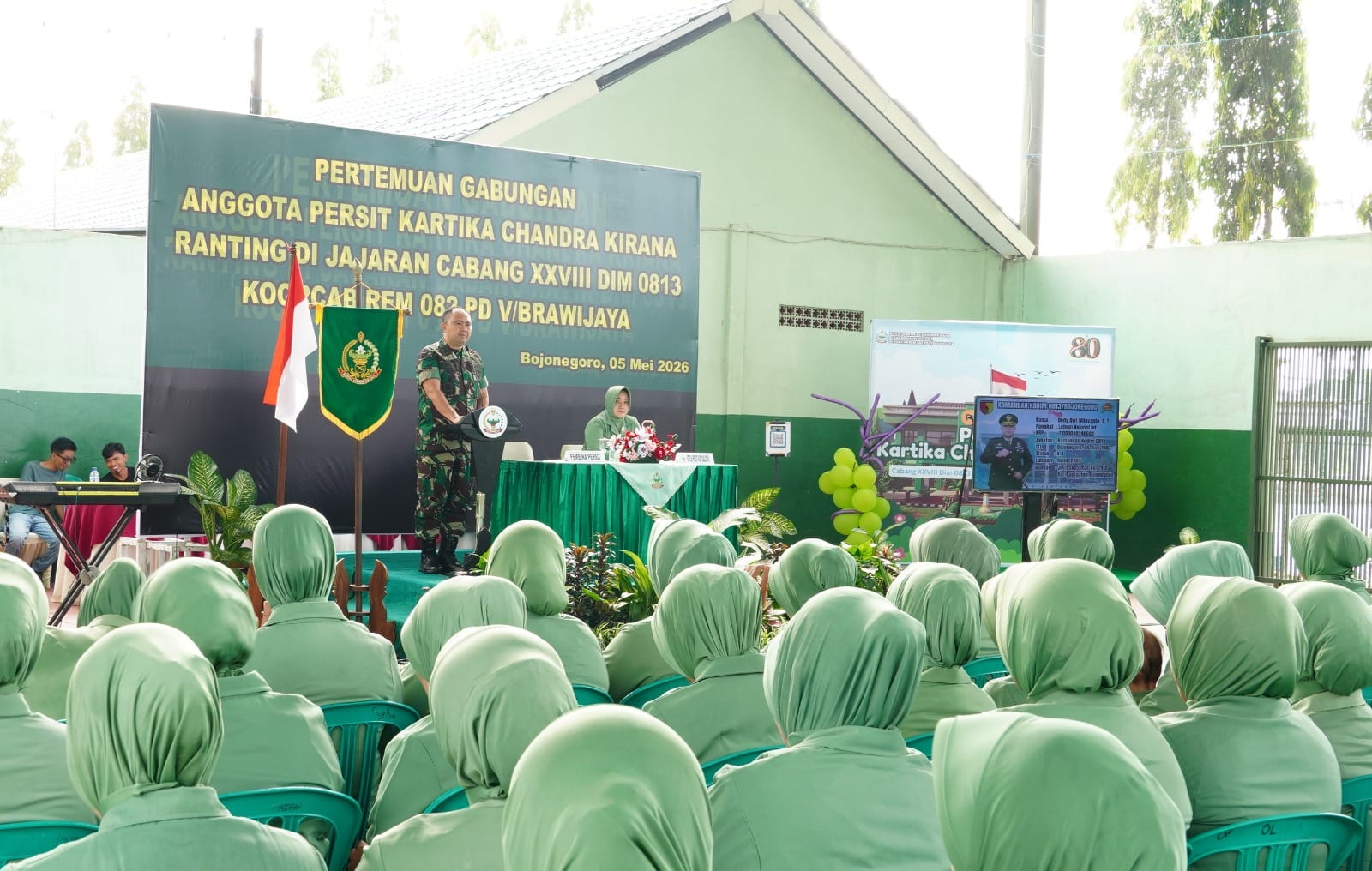 Perkuat Soliditas Dalam Mendukung Tugas Suami Sebagai Prajurit, Persit Kodim Bojonegoro Gelar Pertemuan Gabungan