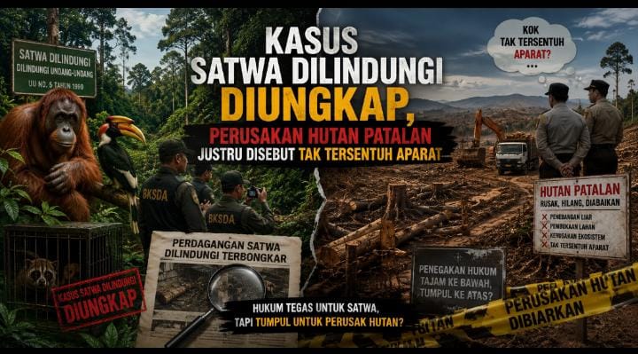 Kasus Satwa Dilindungi Diungkap, Perusakan Hutan Patalan Justru Disebut Tak Tersentuh Aparat
