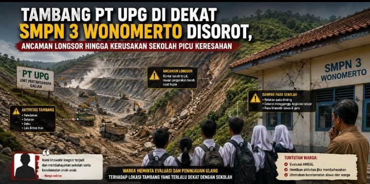 IMG-20260510-WA0450 Patok Sekolah Rusak, Gedung Mulai Retak: Aktivitas Tambang PT UPG Tuai Protes Warga
