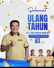 Selamat Ulang Tahun ke-61, Bupati Tangerang Terima Doa dari Ketua Askab PSSI