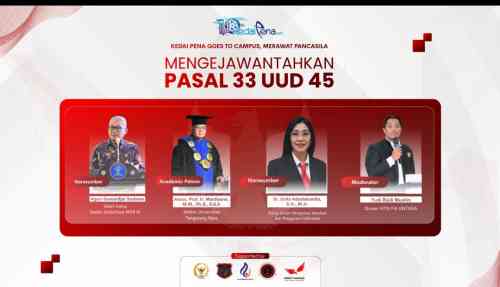 UNTARA dan HAPI Bersinergi Bahas Keadilan Sosial Melalui Pasal 33 UUD 1945