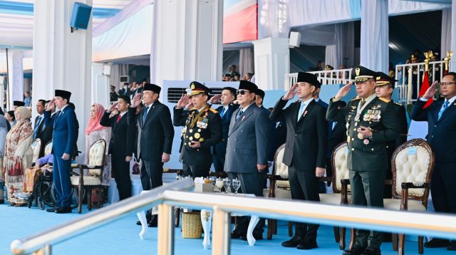 Panglima TNI Hadiri Peringatan HUT Ke-80 Bhayangkara, Perkuat Sinergi TNI-Polri