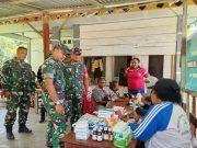 Sentuhan Kemanusiaan TMMD Ke-129, Satgas Kodim 1807/Sorong Selatan Gelar Pengobatan Gratis