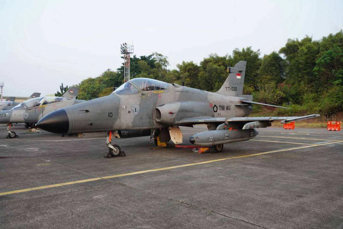 Panglima TNI Tinjau Kesiapan Alutsista Demo Udara HUT Ke-81 RI
