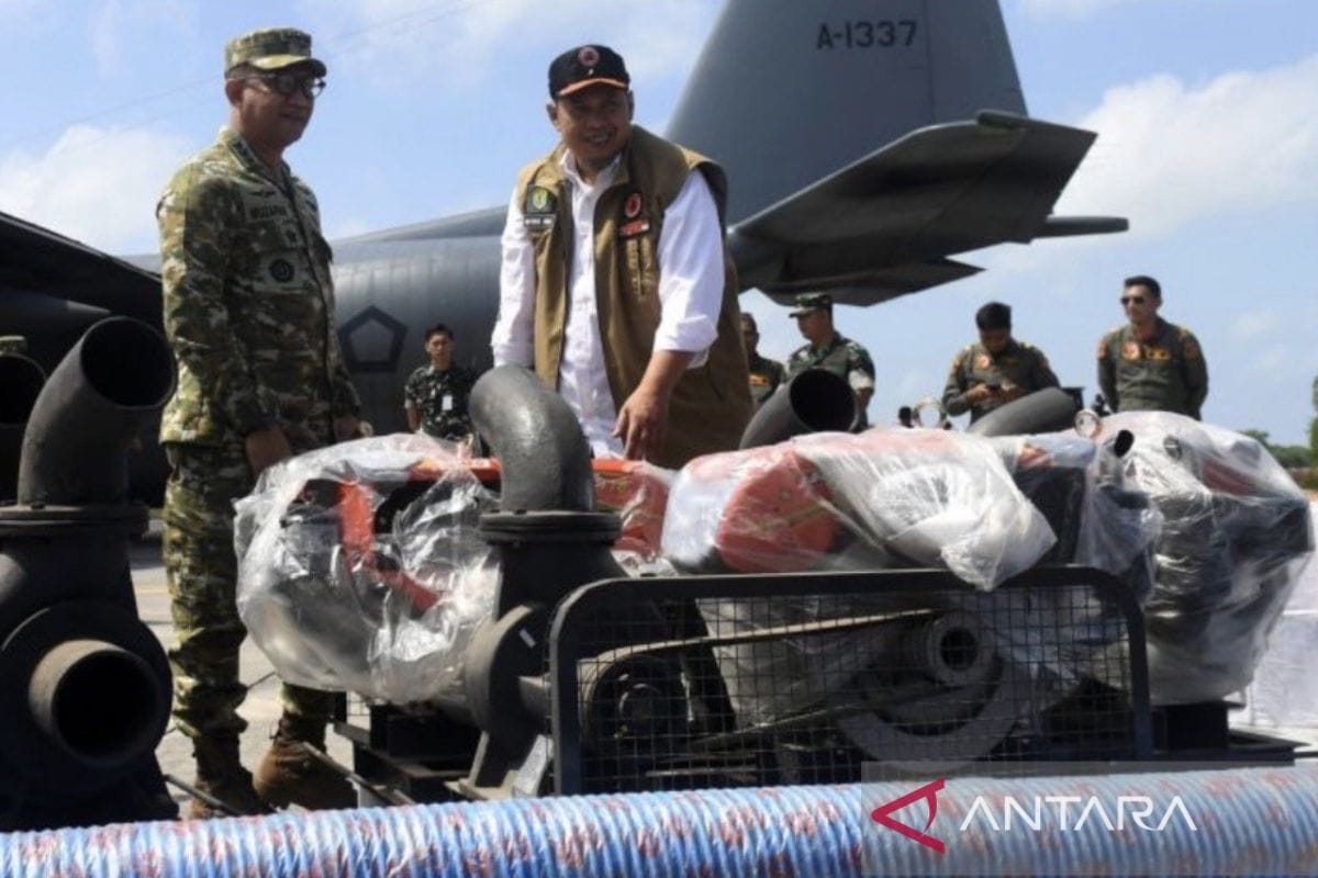 Bantuan Pompa Air untuk Tangani Karhutla di Kalimantan Timur
