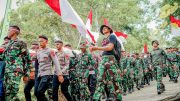 Sang Merah Putih Terbesar di Indonesia Berkibar di Puncak Gunung Cycloop, Koops TNI Habema : Gegap Gempita Damai Persatuan dari Tanah Cenderawasih