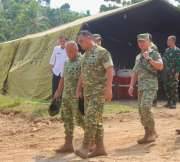 Wapang TNI Tinjau Karya Bakti, Pembangunan KDKMP dan Yonif TP 842/Badak Sakti di Pandeglang