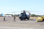 Pantau Dari Langit, Lanud Sjamsudin Noor Dukung Patroli Udara Helikopter Caracal TNI AU Dalam Penanganan Karhutla di Kasel