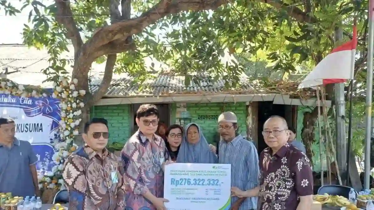 Penyerahan Santunan Jaminan Sosial BPJS Ketenagakerjaan