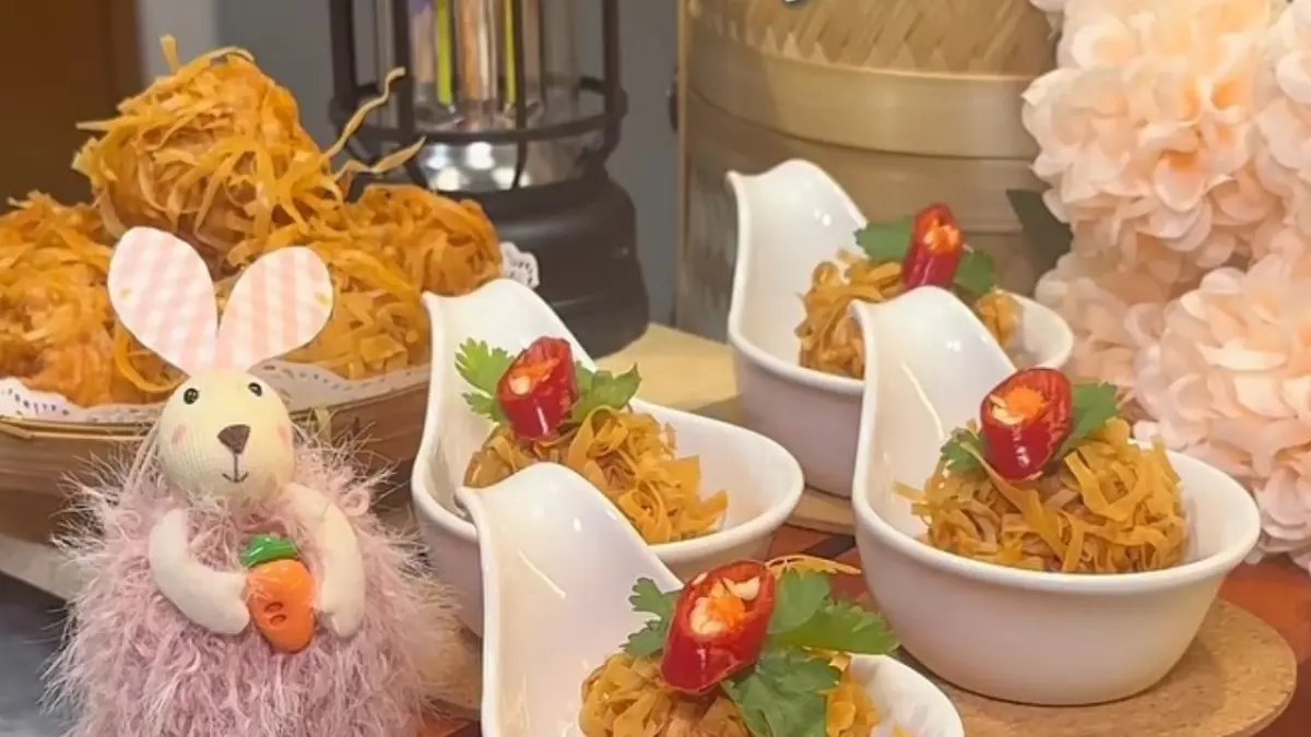 Resep Camilan Udang Renyah dengan Saus Kari Merah Thailand