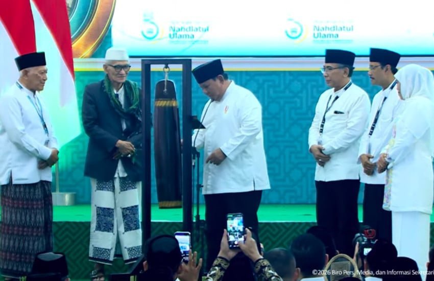 Penutupan Muktamar Ke-35 Nahdlatul Ulama oleh Presiden Prabowo