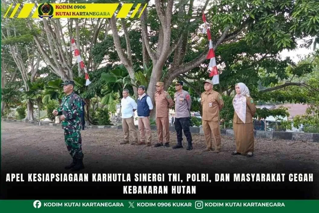 Apel Kesiapsiagaan Karhutla, Sinergi TNI, Polri, dan Masyarakat Cegah Kebakaran Hutan
