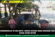 foto website (47) Kemanunggalan TNI dan Rakyat, Babinsa Bersama Warga Bersihkan Parit Secara Gotong Royong