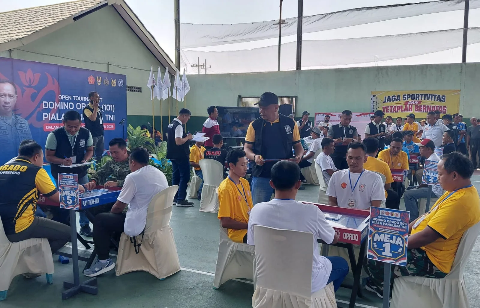 Meriahkan HUT ke- 81 TNI, Kodim Bojonegoro bersama ORADO Gelar Turnamen Domino 101 Piala Panglima TNI