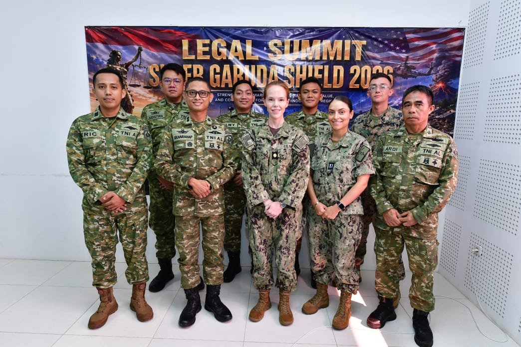 Seminar Hukum Dan Kesehatan Dalam Rangkaian Latgabma Super Garuda Shield 2026