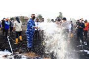 Gunakan Cairan Khusus, Metode Undercooling Dikerahkan; Gubernur, Danlanud, dan Forkopimda Kalsel Bersinergi di Titik Api Atasi Karhutla