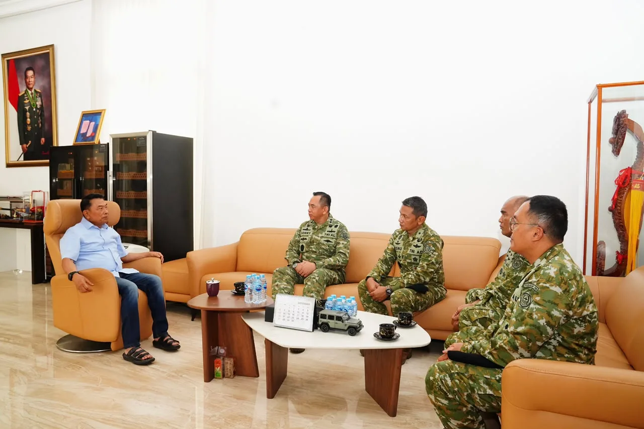 Silaturahmi Penuh Jelang HUT TNI, Jenderal TNI (Purn) Moeldoko Ingatkan tentang Profesionalisme Prajurit