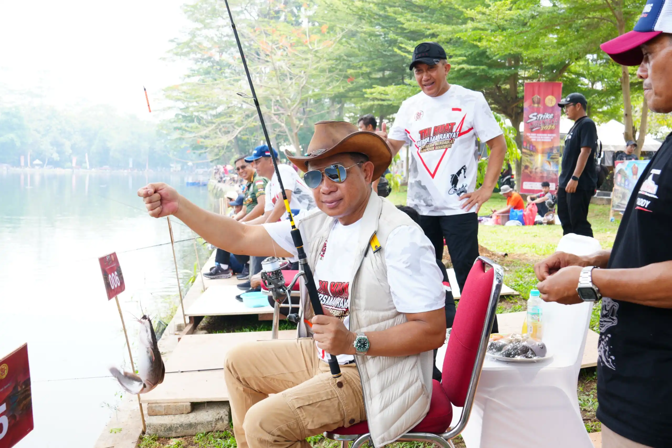 Mancing Bareng Panglima TNI, Strike Nusantara Semarakkan HUT ke 81 TNI