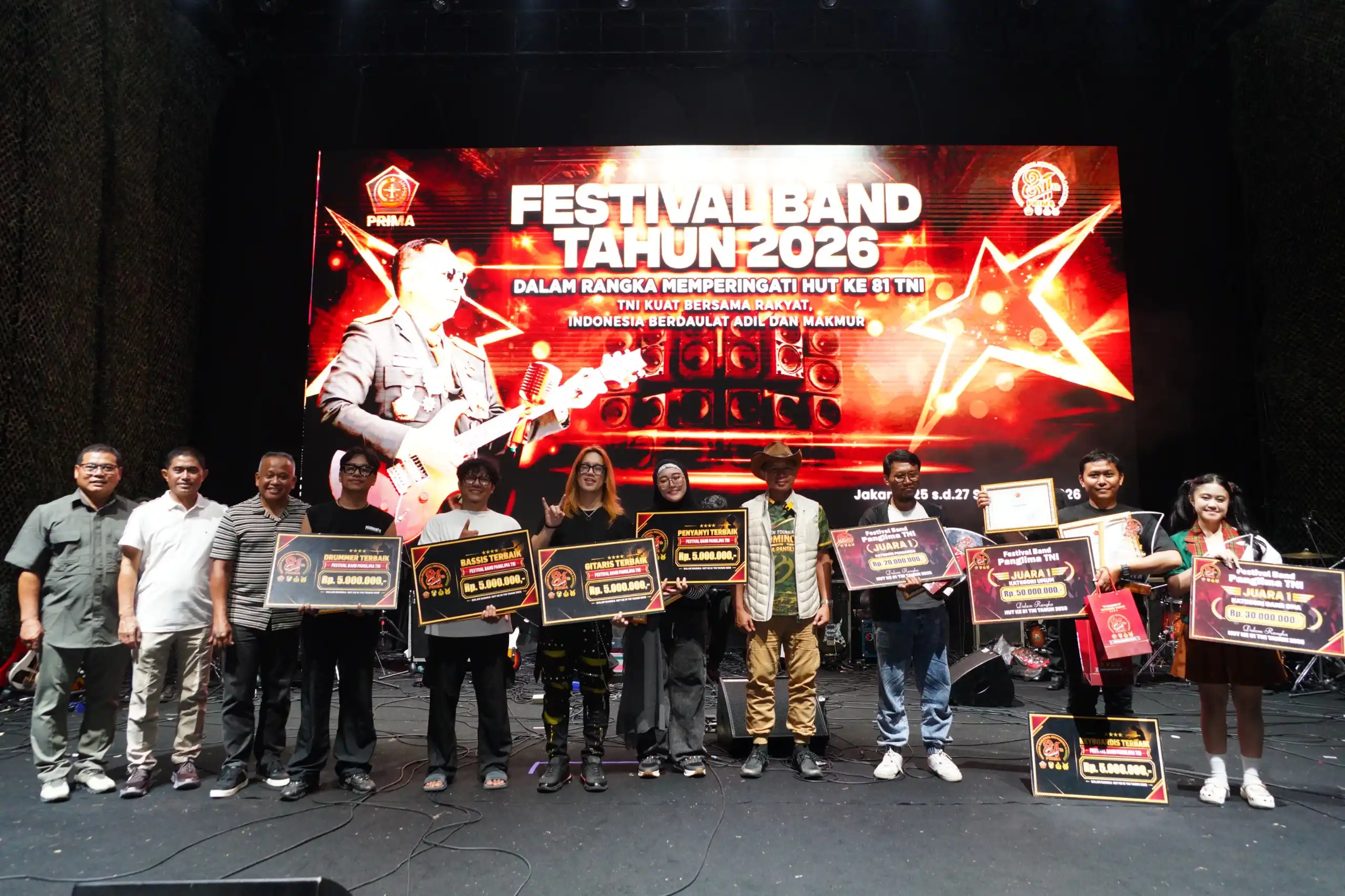 Panglima TNI Tinjau Festival Band Piala Panglima TNI Tahun 2026