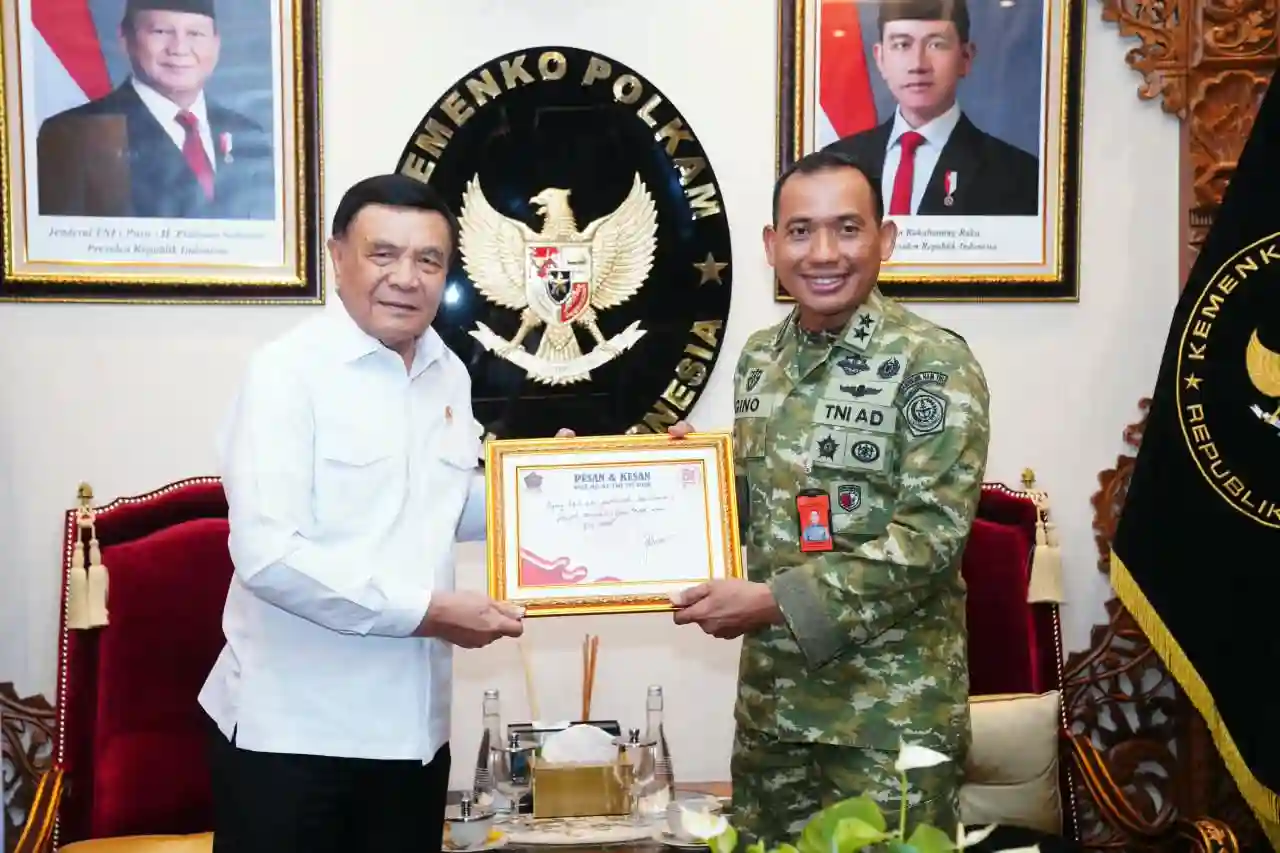 Pesan Menko Polkam Jenderal TNI (Purn) Djamari Chaniago: Pegang Teguh Sumpah Prajurit, Sapta Marga dan 8 Wajib TNI
