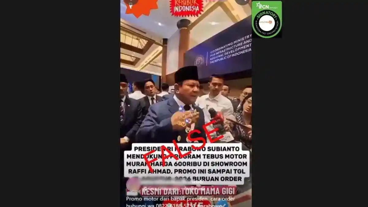 Fakta di Balik Video Prabowo dan Program Promo Motor Murah Fakta di Balik Video Prabowo dan Program Promo Motor Murah