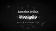 Ramalan Zodiak Scorpio untuk Jumat, 4 September 2026