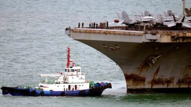 USS Abraham Lincoln Akhirnya Bersandar di Thailand Setelah 286 Hari di Laut