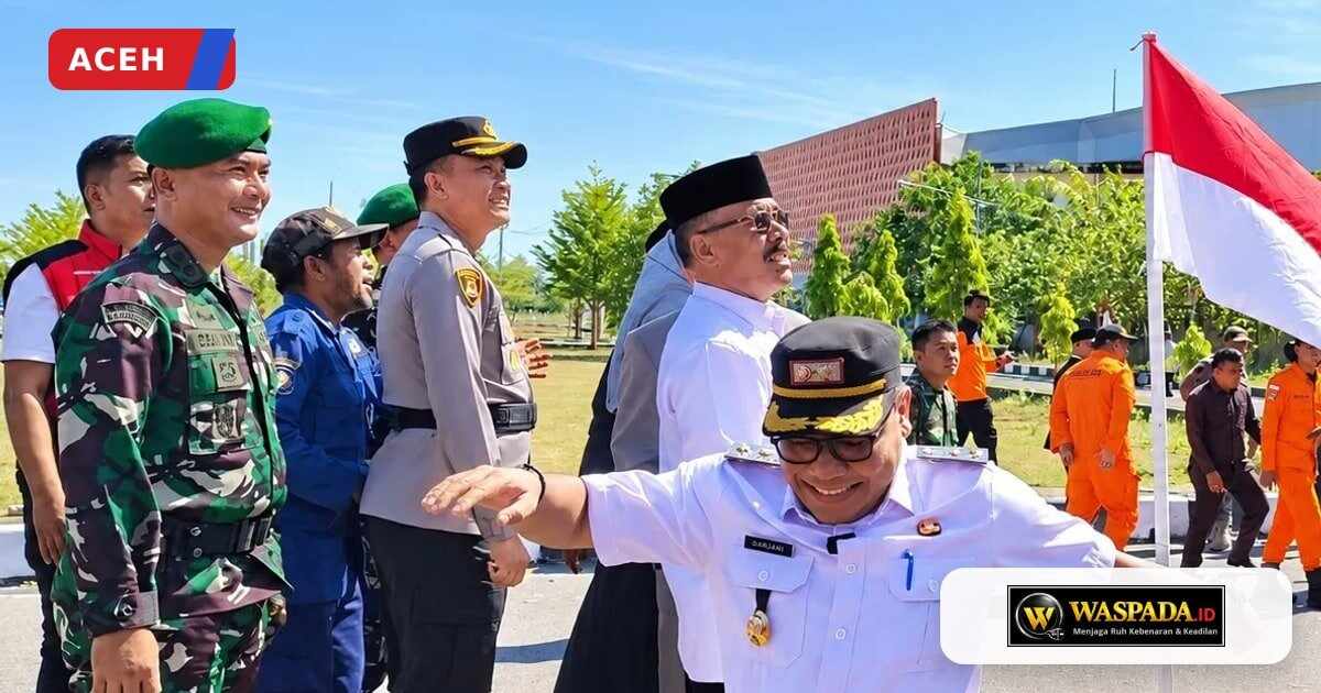 Momen Kocak Dalam Apel Siaga Bencana Pidie