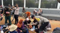 Pelayanan Humanis Polisi dalam Aksi Hari Tani