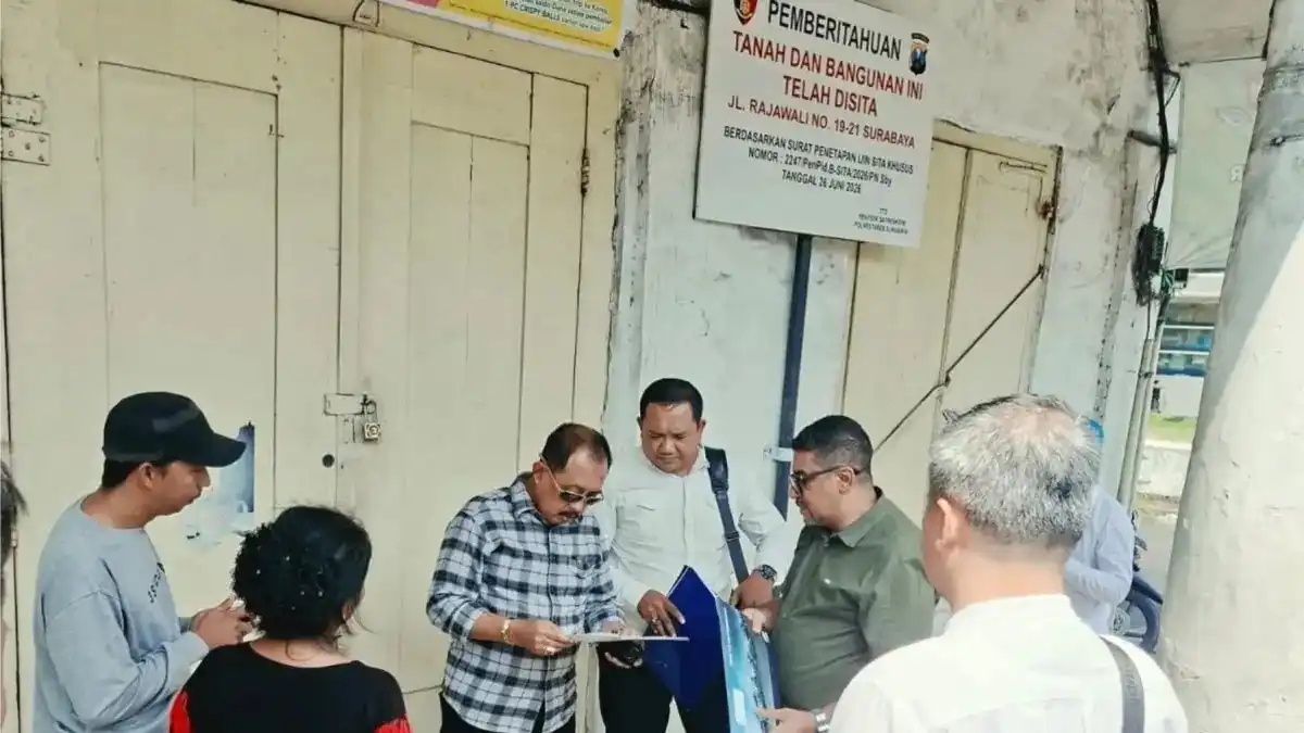 Penghuni Bangunan Sitaan di Surabaya Jadi Tersangka, Proses Hukum Berlanjut