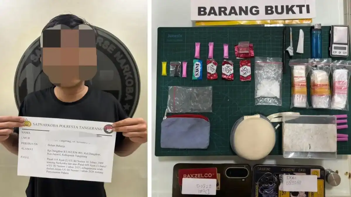Penggulung Jaringan Narkoba: Penangkapan Pengedar Sabu di Tangerang