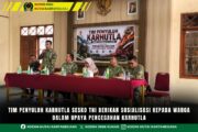 Lindungi Kesehatan Warga dari Dampak Karhutla, Tim Penyuluh Sesko TNI Gencarkan Edukasi