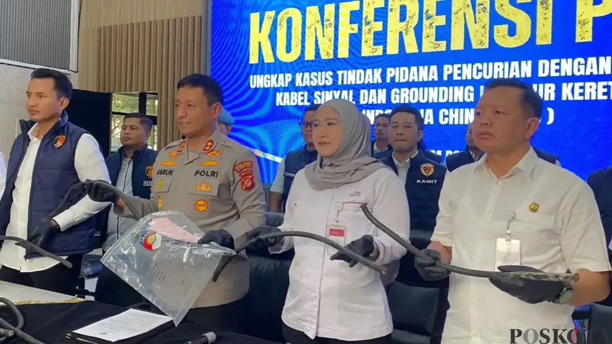 Penangkapan Jaringan Pencuri Kabel Sinyal Kereta Cepat Whoosh