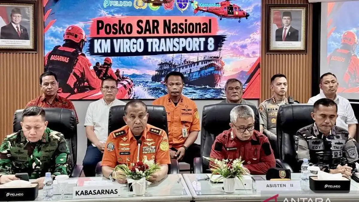Operasi SAR KM Virgo Transport 8 Memasuki Hari ke-21, Pencarian 55 Korban Diperluas