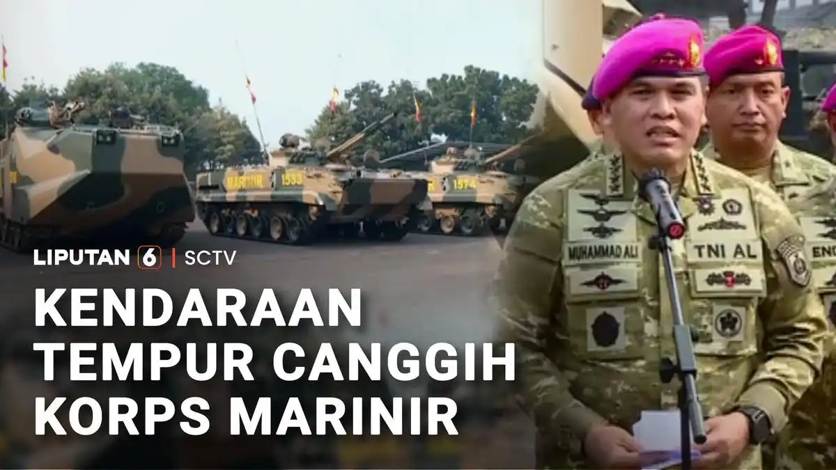 Korps Marinir Menerima 12 Kendaraan Tempur Amfibi AAV M35