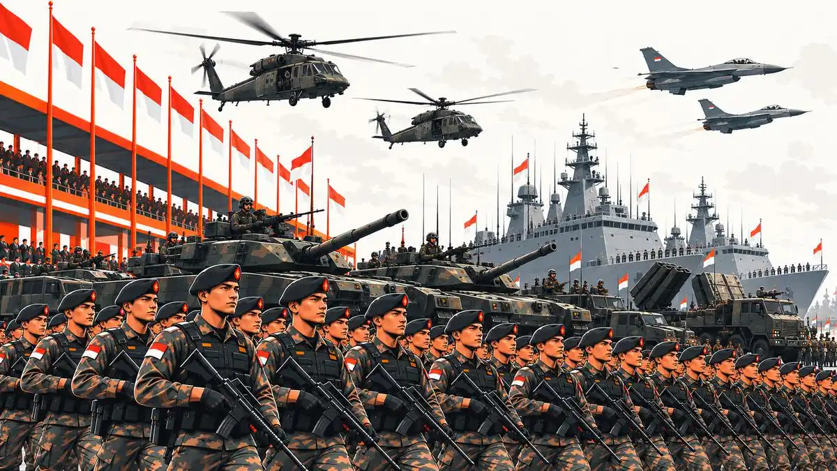 Prabowo Resmikan 204 Satuan TNI dalam Peringatan HUT Ke-81