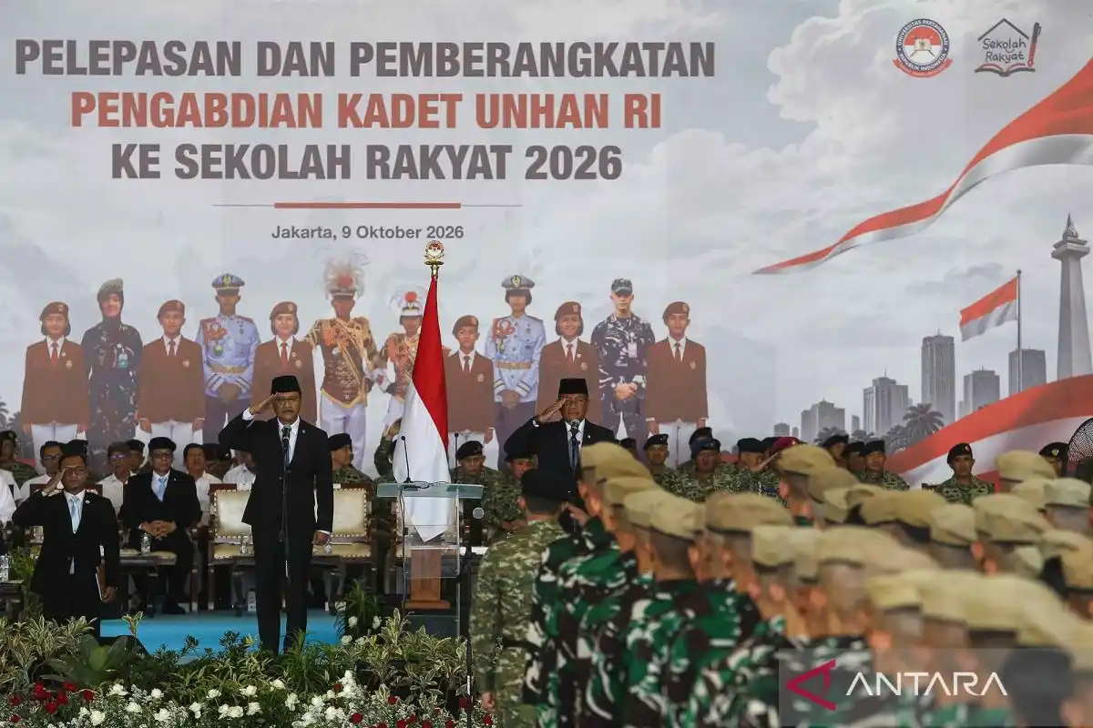 Pelepasan 1.262 Kadet Unhan untuk Mendampingi Siswa di 181 Sekolah Rakyat