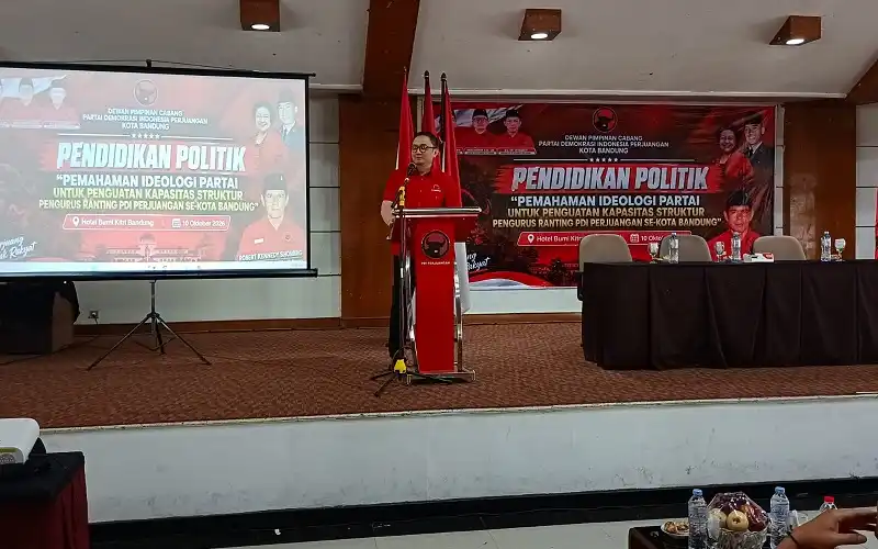 Pendidikan Politik PDIP Kota Bandung Soroti Penguatan Peran Kader di Masyarakat