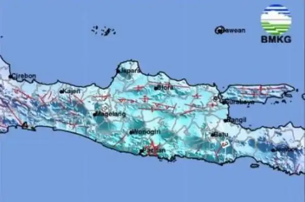 Gempa Laut Selatan Pacitan Terjadi pada Selasa Sore, BMKG Catat Pusat Getaran 103 Kilometer dari Daratan