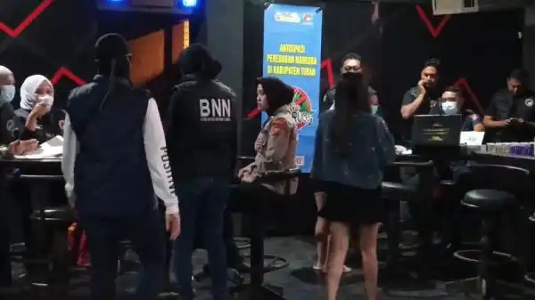 Razia Gabungan di Tiga Tempat Hiburan Tuban, 52 Sampel Urine Negatif Narkoba