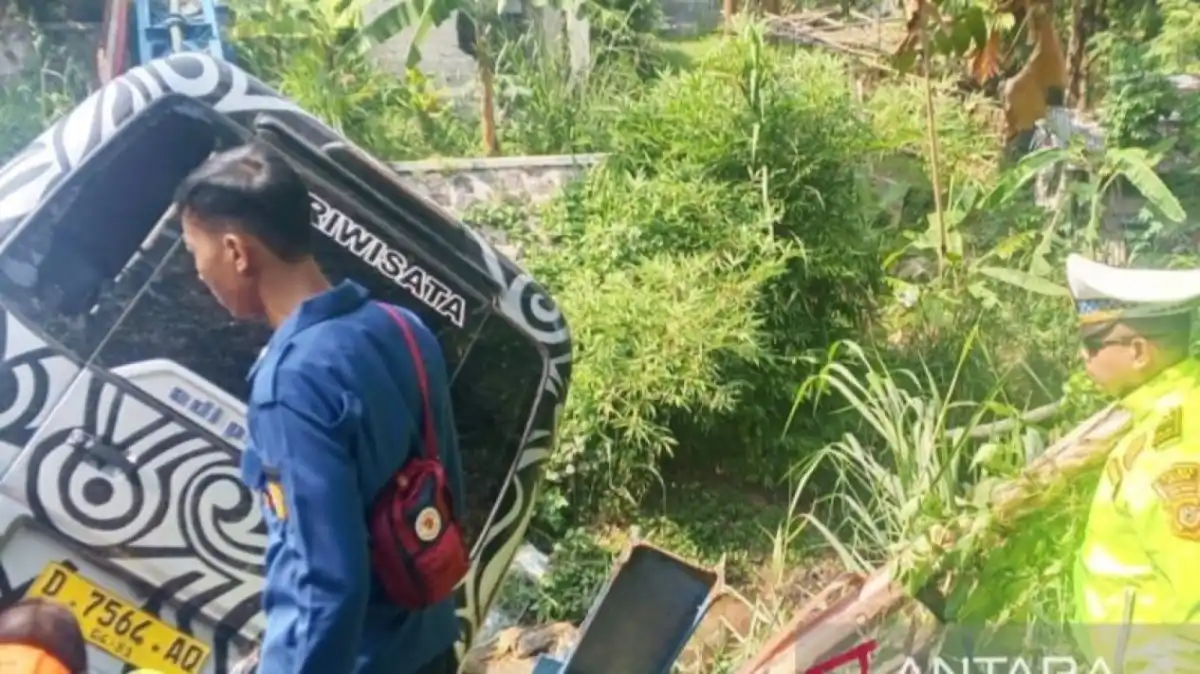 Sopir Elf Meninggal Setelah Kecelakaan di Simpang Bendungan, Ciawi