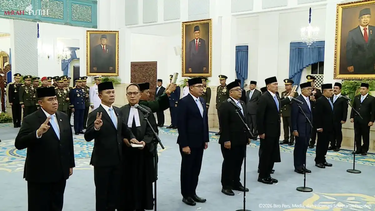 Sembilan Pejabat Baru Dilantik Prabowo dalam Perombakan Kabinet Kedelapan